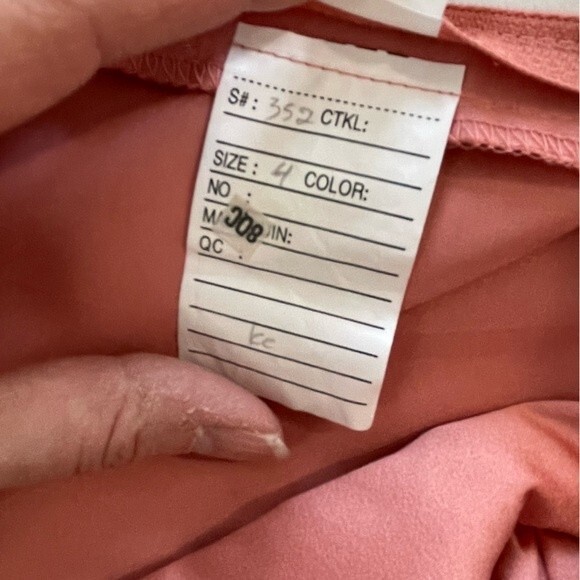 NWT Mori Lee 2 Piece Satin Gown Dress Size 3 / 4 with Wrap Prom or Wedding - Picture 13 of 15